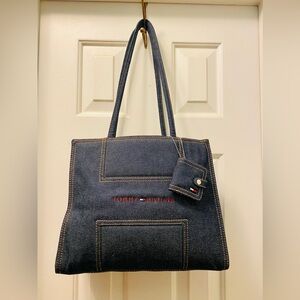 NWOT Y2K Tommy Hilfiger Denim Tote Bag